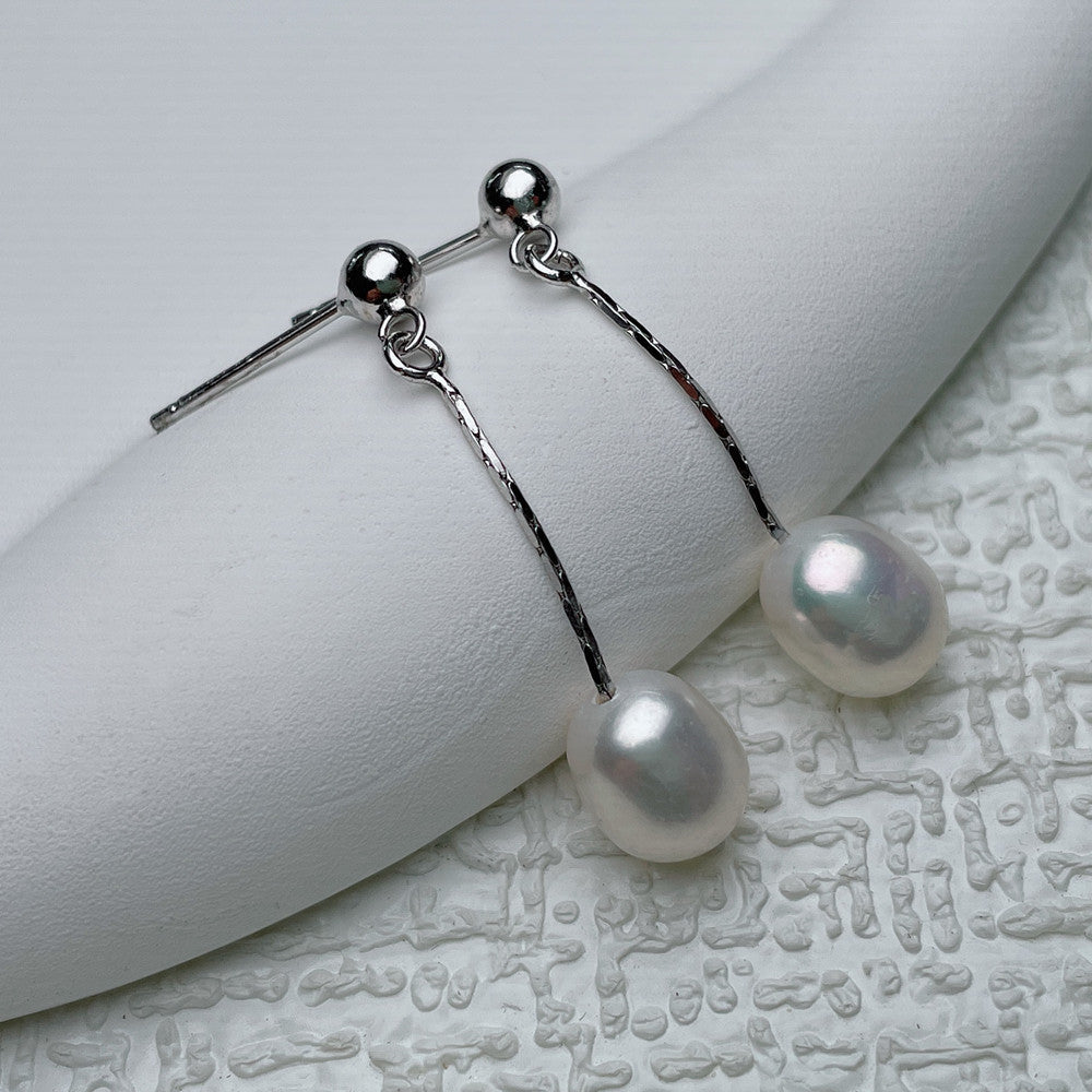 Lily - French Freshwater Pearl Earrings