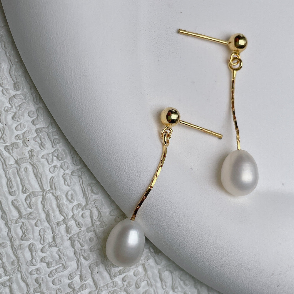 Lily - French Freshwater Pearl Earrings