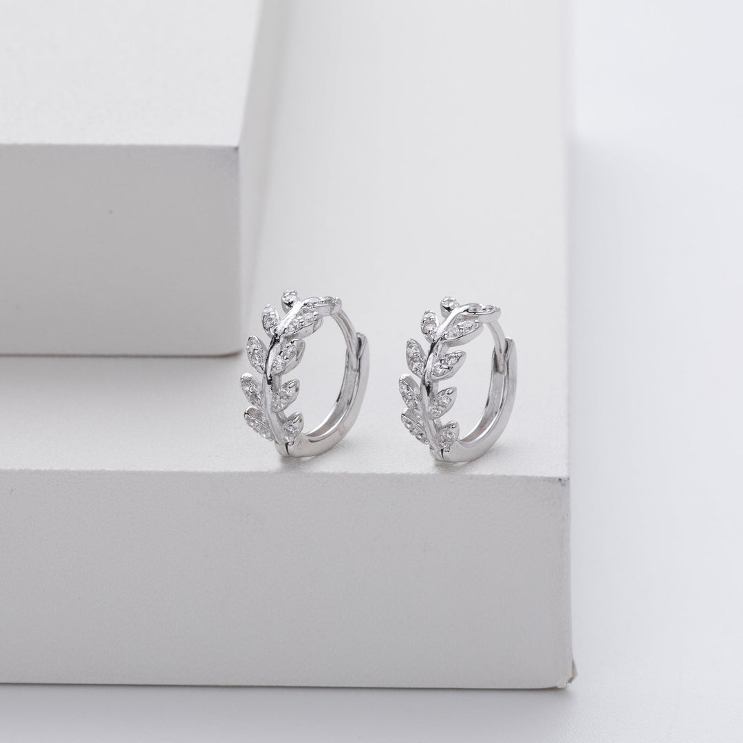 Victoria - Elegant Zirconia Silver Earrings