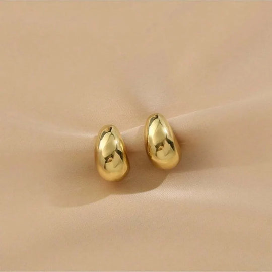 Kim - Glossy Water Droplet Earrings